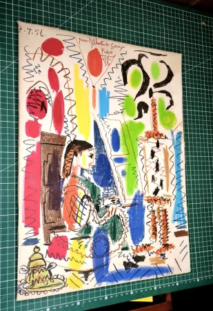 Litografia Picasso - Ces Peintres mes Amis/ L'atelier de Cannes 