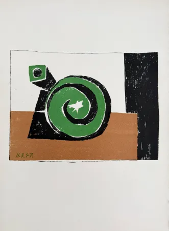 Litografia Picasso - Composition