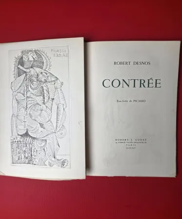 Libro Illustrato Picasso - Contrèè - Robert Desnos