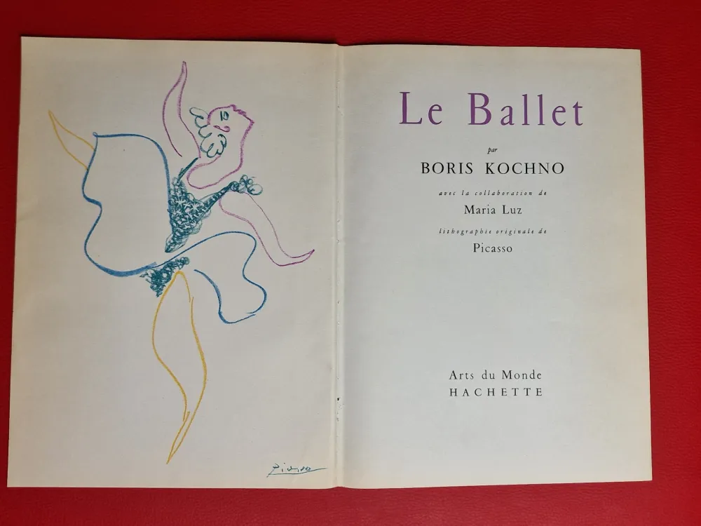 Litografia Picasso - Danseuse/Ballerina 1954