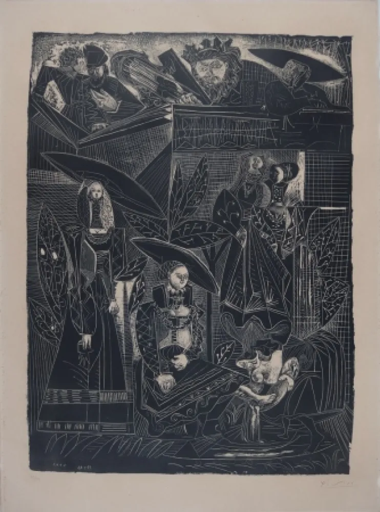 Litografia Picasso - DAVID ET BETHSABÉE