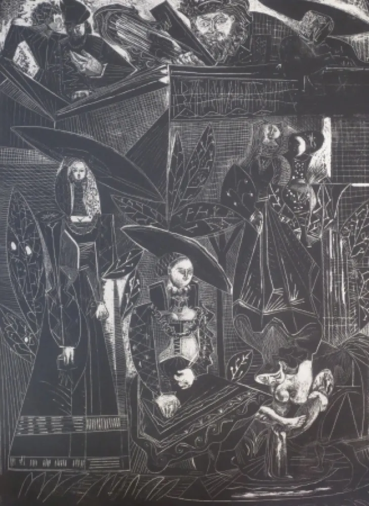 Litografia Picasso - David et Bethsabée