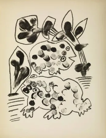 Litografia Picasso - De mémoir d'homme, , Planche II