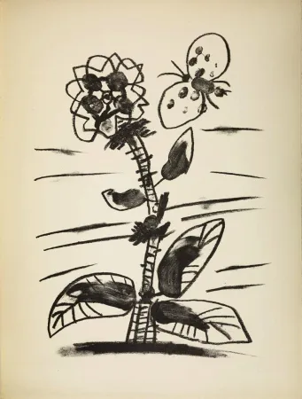 Litografia Picasso - De mémoir d'homme, Planche IV