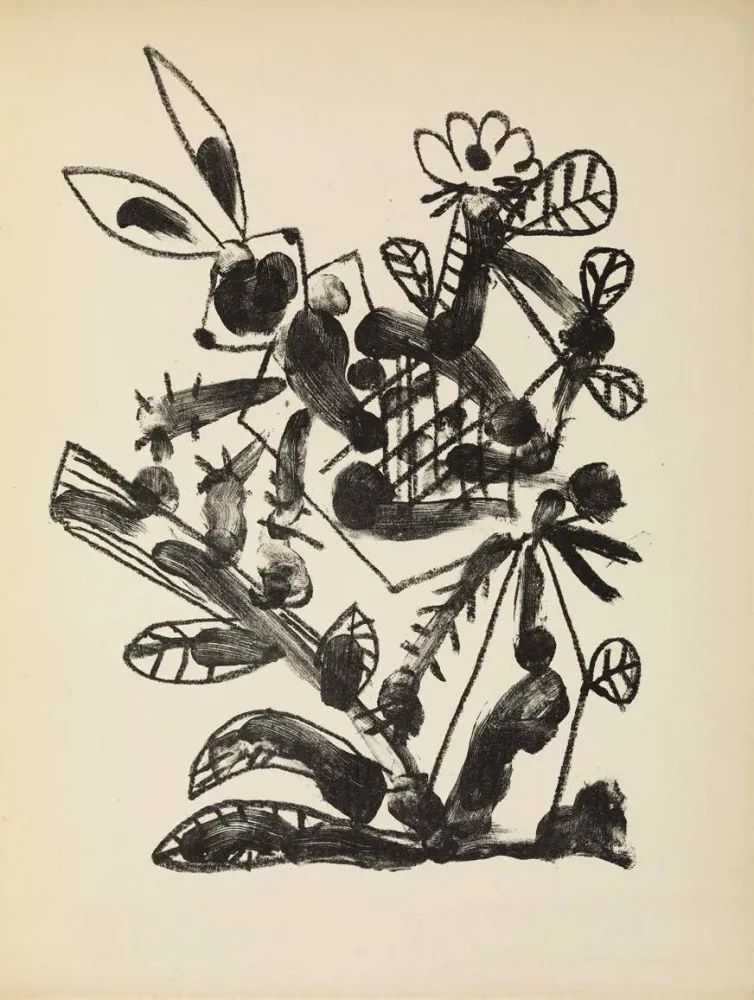 Litografia Picasso - De mémoir d'homme, Planche IX