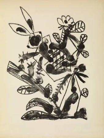 Litografia Picasso - De mémoir d'homme, Planche IX