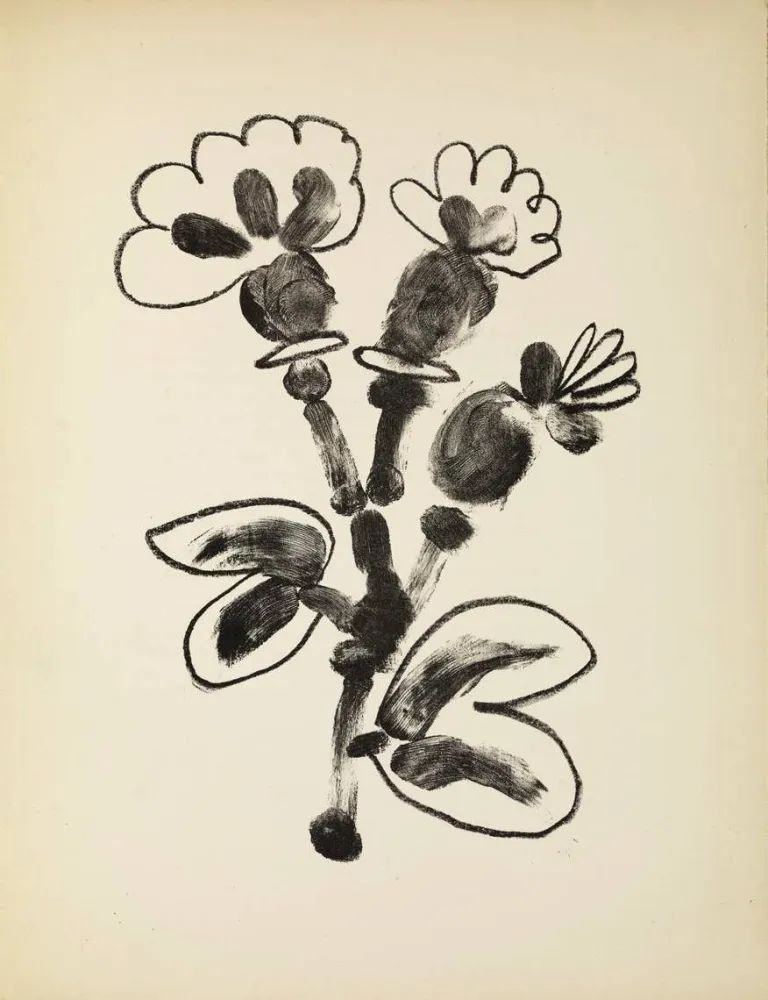 Litografia Picasso - De mémoir d'homme, Planche V