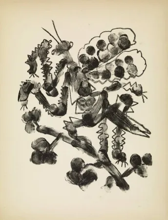 Litografia Picasso - De mémoir d'homme, Planche VII