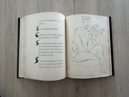 Libro Illustrato Picasso - Deux Contes. Le Centaure Picador. Le crepuscule d'un Faune. Gravures de Pablo Picasso.