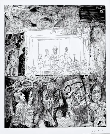 Acquatinta Picasso - Ecce Homo, d'Apres Picasso