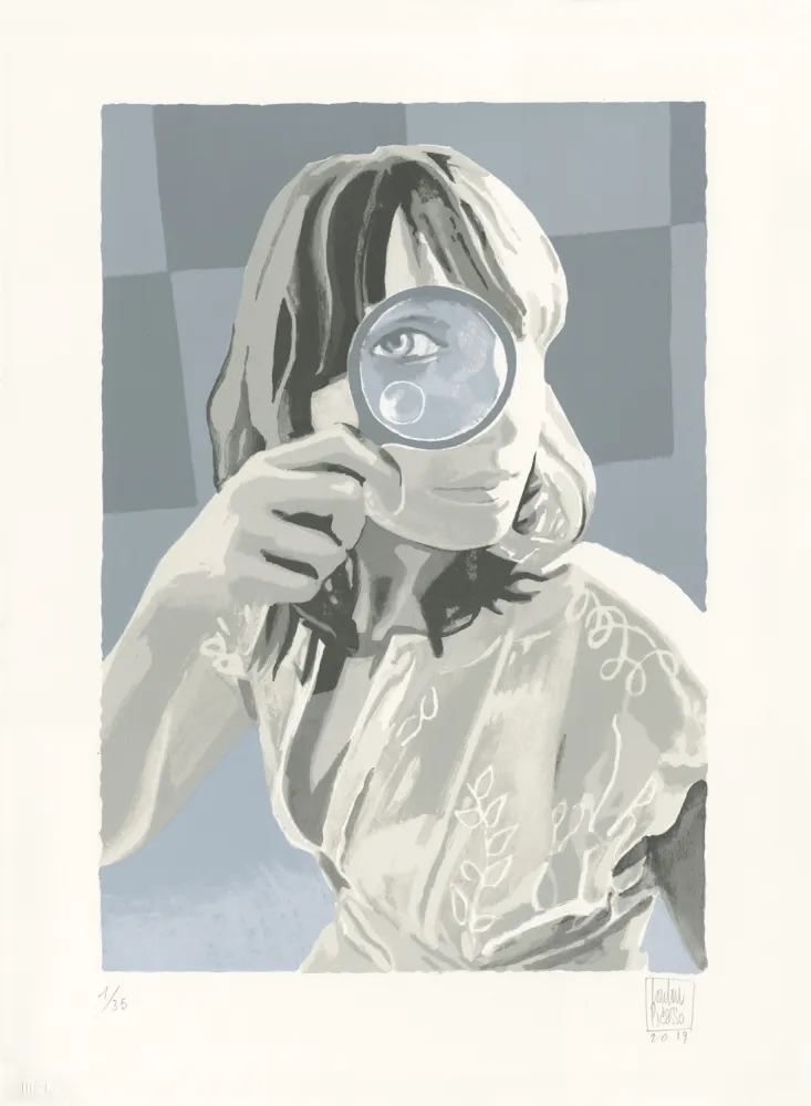 Litografia Picasso  - Ein Blick (Un Coup d'oeil)