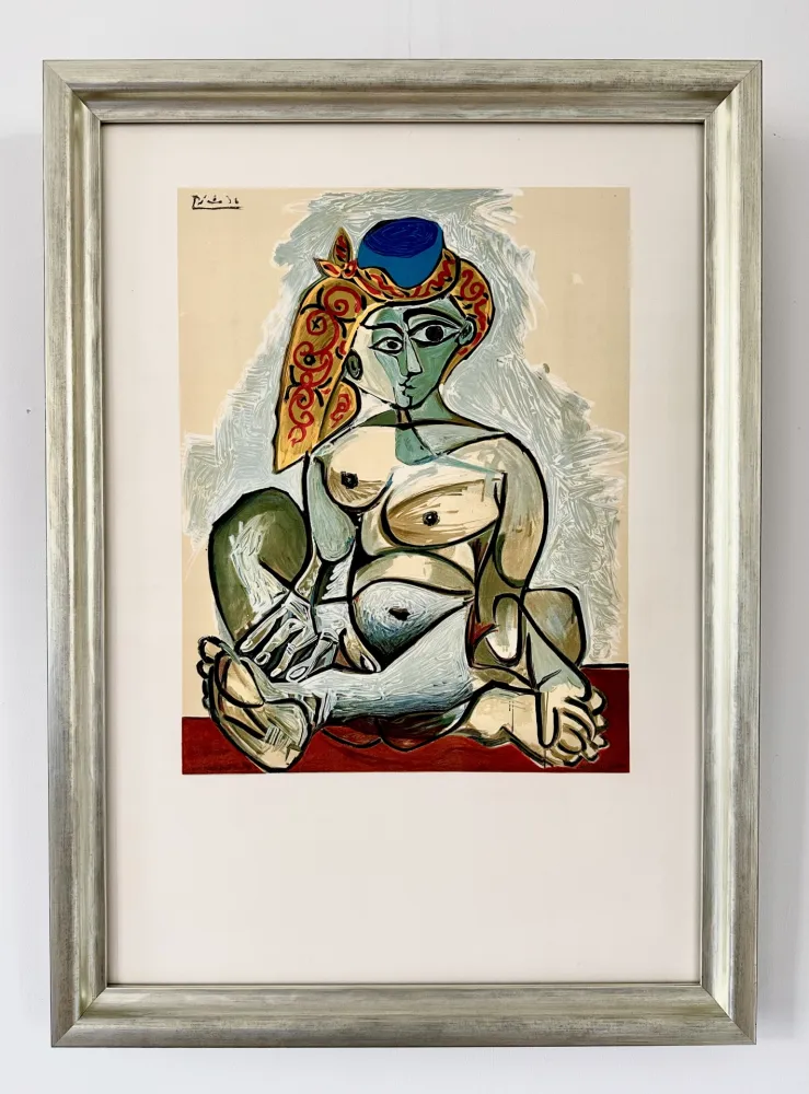 Litografia Picasso - Femme au Bonnet