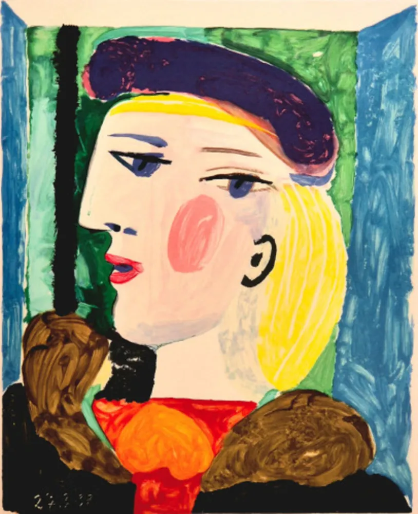 Litografia Picasso - Femme Profile (Marie-Therese Walter)