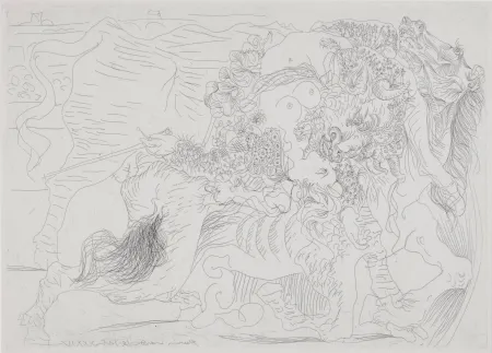 Acquaforte Picasso - Femme Torero I