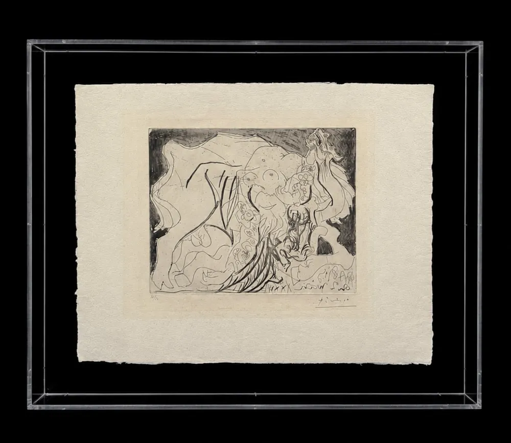Incisione Picasso - Femme Torero, V