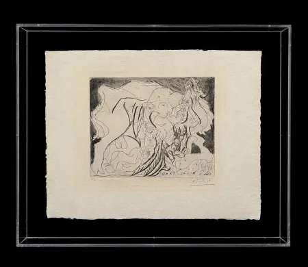 Incisione Picasso - Femme Torero, V