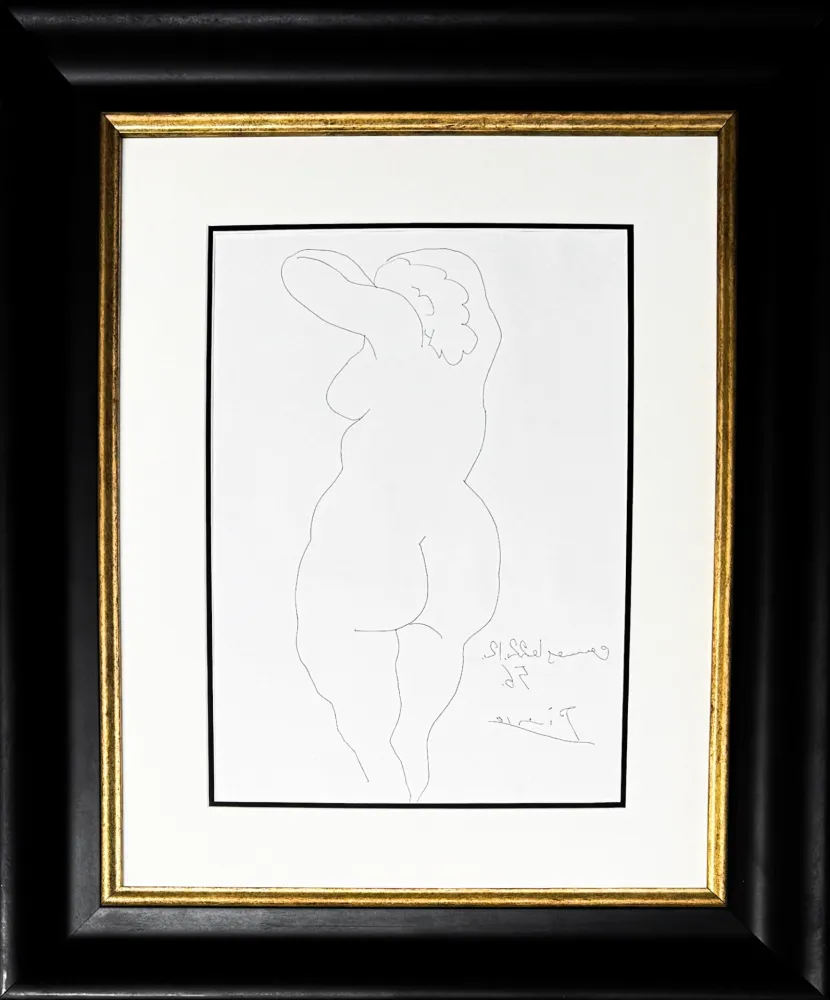 Incisione Picasso - Femme vue de Dos