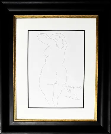 Incisione Picasso - Femme vue de Dos