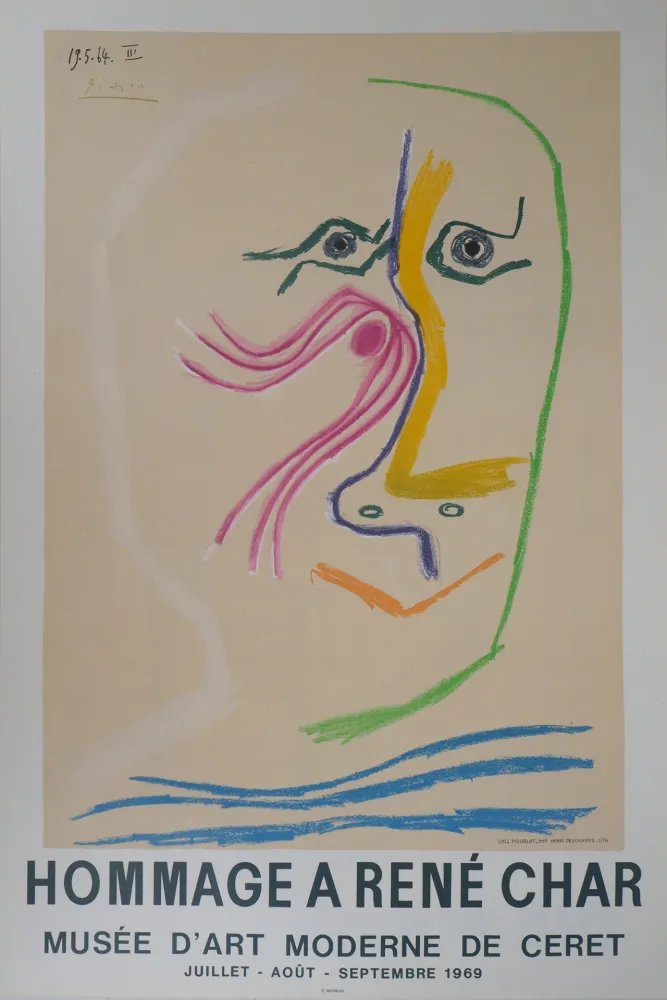 Libro Illustrato Picasso - Hommage à René Char