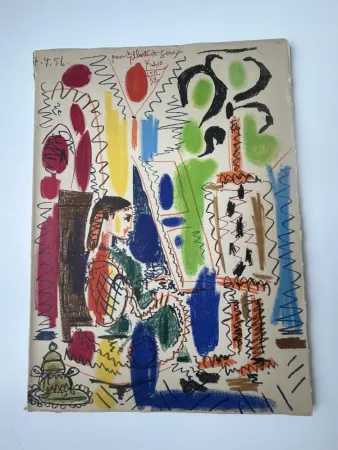 Litografia Picasso - L' atelier de Cannes 