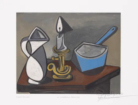 Incisione Su Legno Picasso - La casserole émaillée