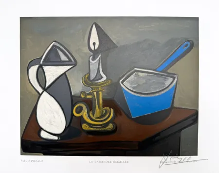 Incisione Su Legno Picasso - La Casserole Émaillée