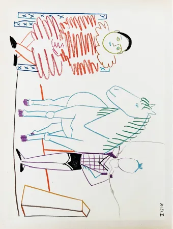 Litografia Picasso - La Comédie Humaine