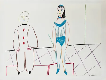 Litografia Picasso - La Comédie Humaine