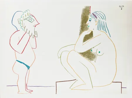 Litografia Picasso - La Comédie Humaine