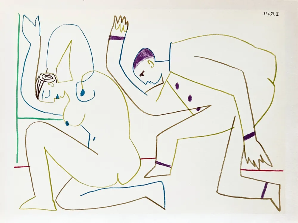 Litografia Picasso - La Comédie Humaine