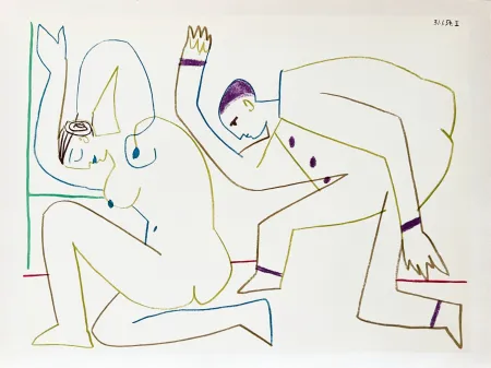 Litografia Picasso - La Comédie Humaine