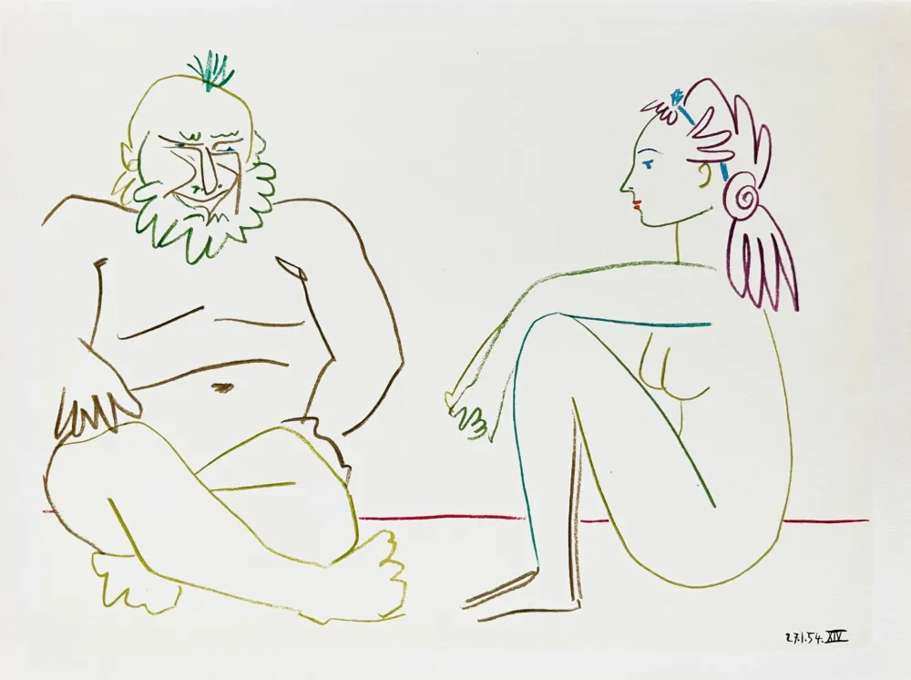 Litografia Picasso - La Comédie Humaine