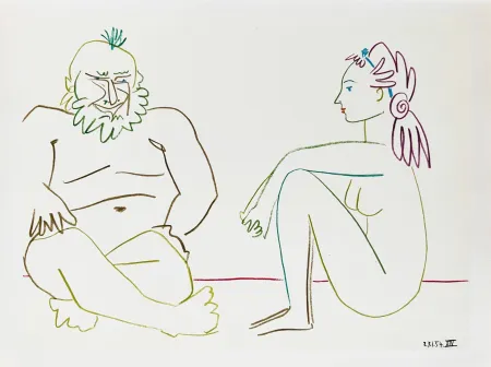 Litografia Picasso - La Comédie Humaine