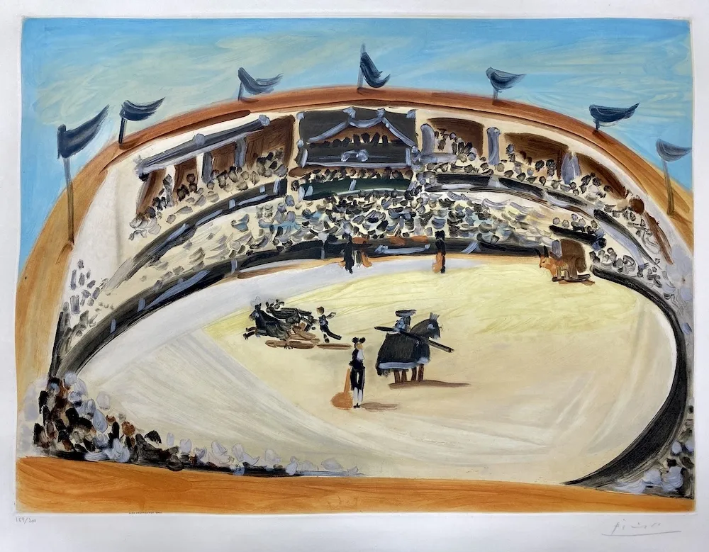 Acquatinta Picasso - La Corrida