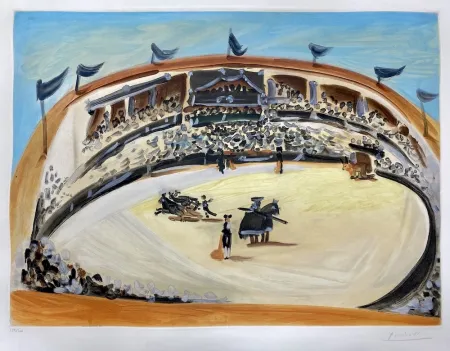 Acquatinta Picasso - La Corrida