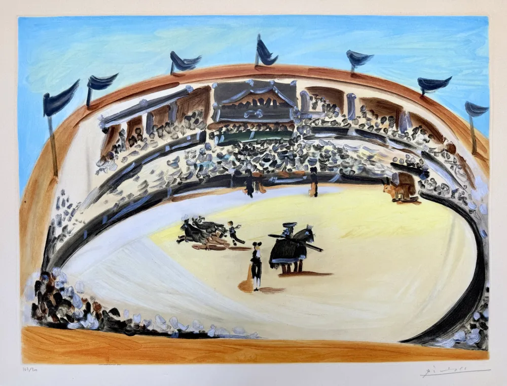 Acquatinta Picasso - La Corrida