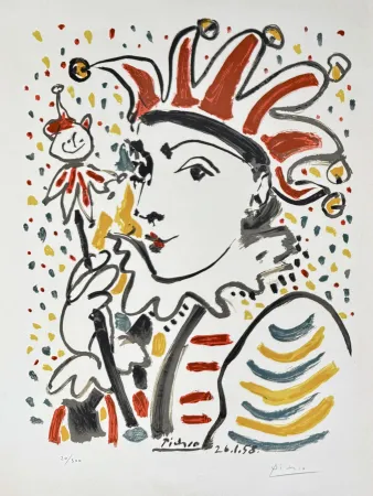 Litografia Picasso - La Folie 