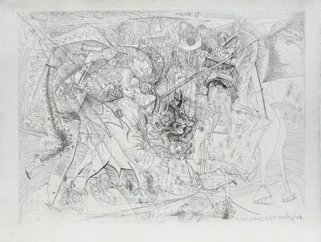 Acquaforte Picasso - La Grande Corrida