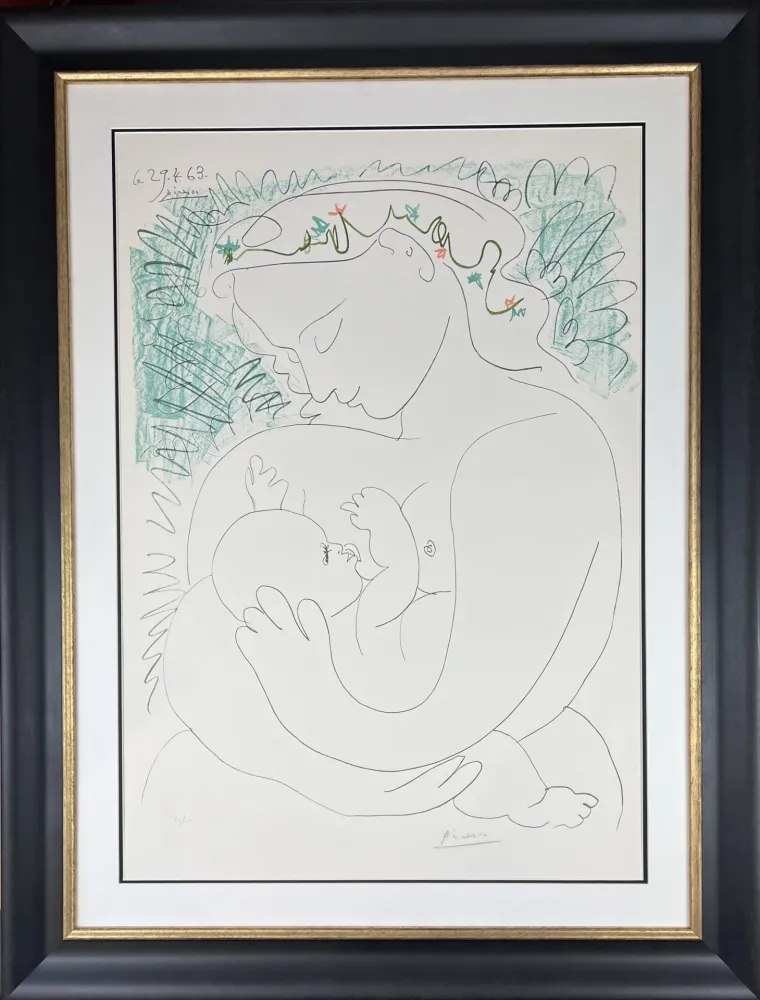 Litografia Picasso - La Grande Maternité