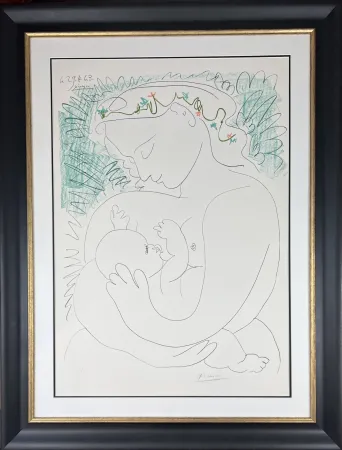 Litografia Picasso - La Grande Maternité