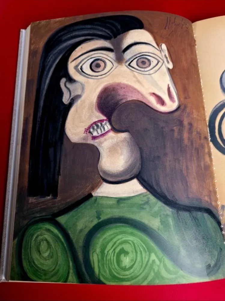 Libro Illustrato Picasso - La Guerre et la Paix - Cercle d'Art. Paris. 1954