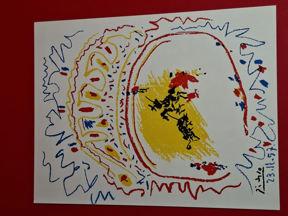 Litografia Picasso - La Petite Corrida 1957