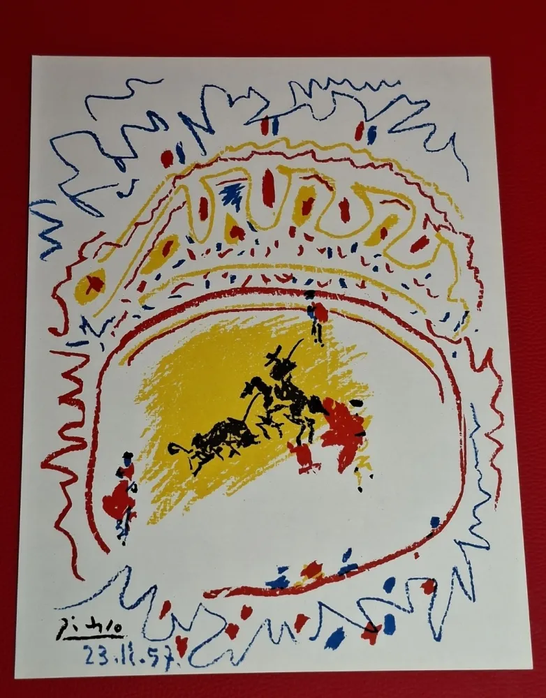 Litografia Picasso - La Petite Corrida 1957