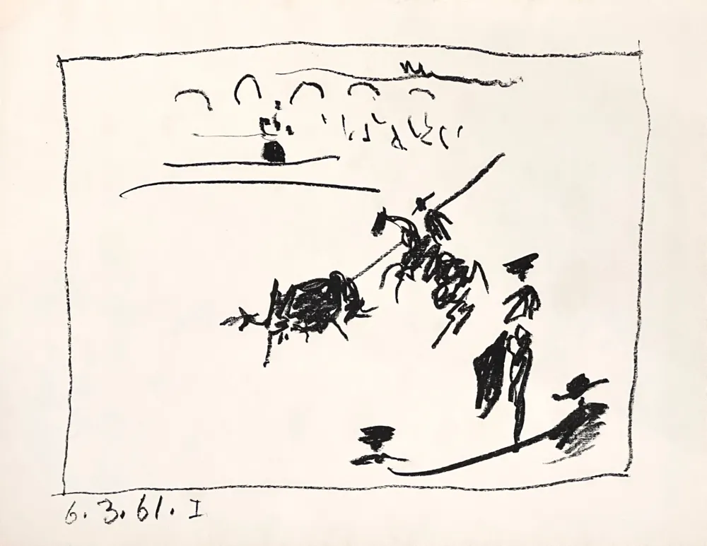 Litografia Picasso - La Pique