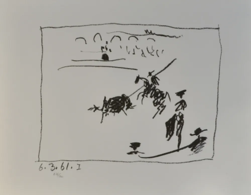 Litografia Picasso - La Pique