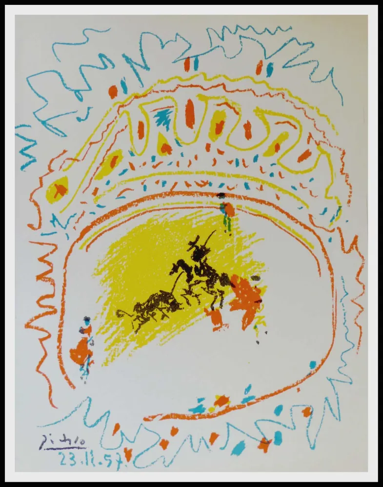 Litografia Picasso - La Pique (Corrida) 
