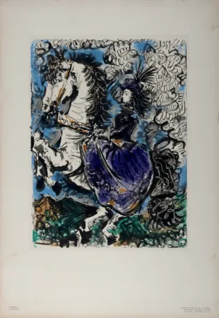 Litografia Picasso - L'Amazone n° 1, 1961