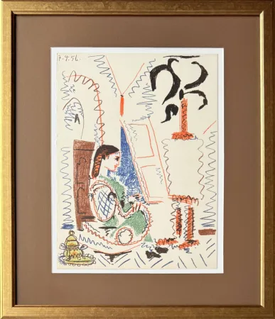 Litografia Picasso - L'atelier de Cannes (The Cannes Studio)