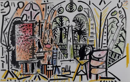 Litografia Picasso - L'Atelier de La Californie #3, 1959