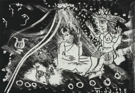 Acquaforte E Acquatinta Picasso - Le Cocu Magnifique